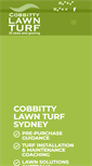 Mobile Screenshot of cobbittyturf.com.au